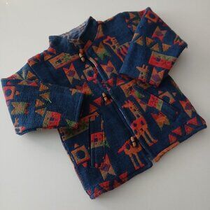 Vision of Tibet 100% Cotton Toddler Jacket - New